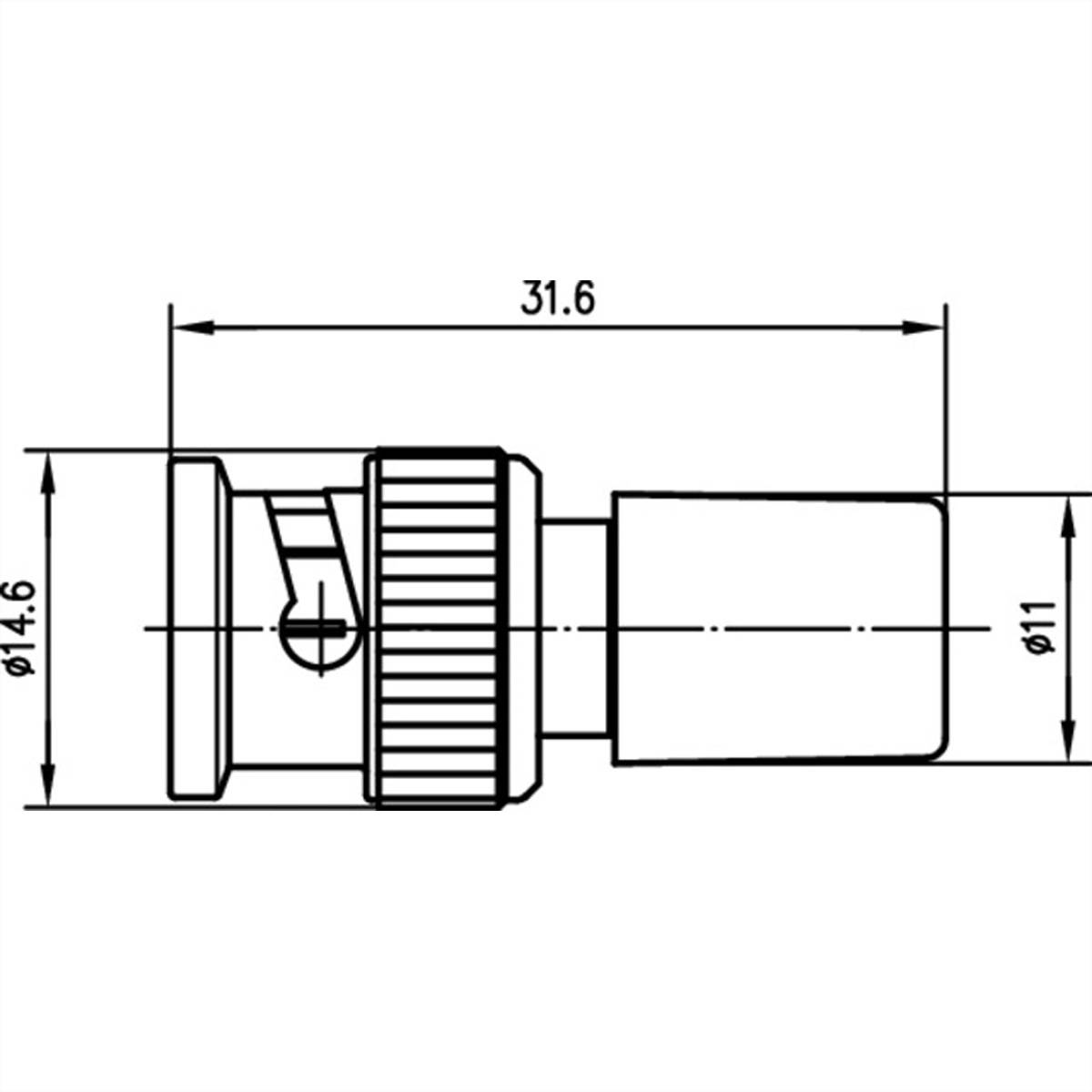 TELEGÄRTNER BNC-Abschlußwiderstand