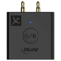 InLine® Flugzeug Bluetooth Audio Transmitter Sender, BT 5.0, aptX HD/LL InLine® Flugzeug Bluetooth Audio Transmitter Sender, BT 5.0, aptX HD/LL