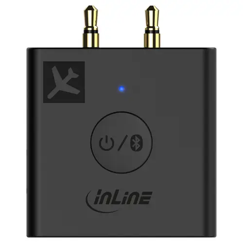 InLine® Flugzeug Bluetooth Audio Transmitter Sender, BT 5.0, aptX HD/LL InLine® Flugzeug Bluetooth Audio Transmitter Sender, BT 5.0, aptX HD/LL