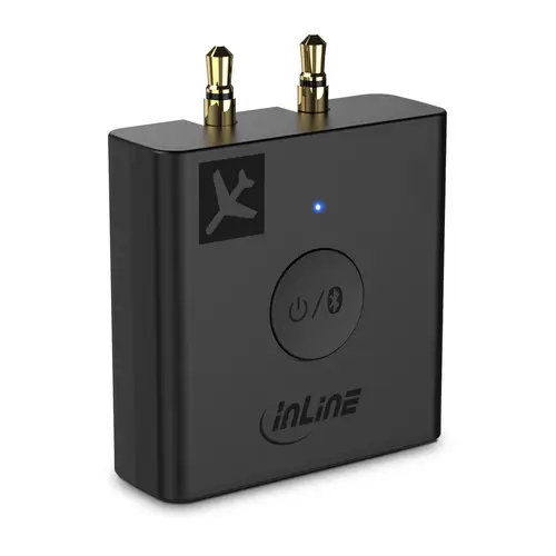 InLine® Flugzeug Bluetooth Audio Transmitter Sender, BT 5.0, aptX HD/LL InLine® Flugzeug Bluetooth Audio Transmitter Sender, BT 5.0, aptX HD/LL