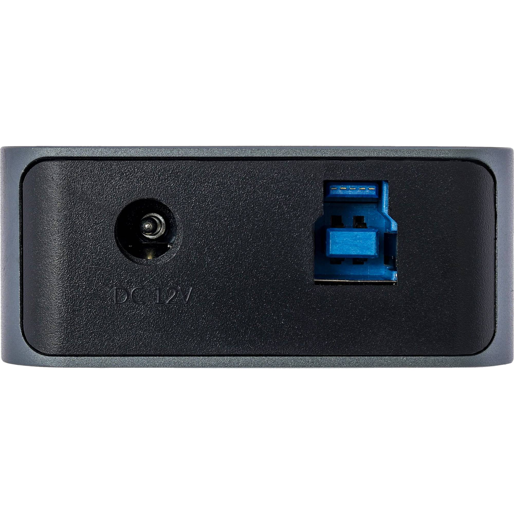 InLine® USB 3.2 Gen.1, 7-Port, mit Schalter, Aluminium, grau, mit Netzteil