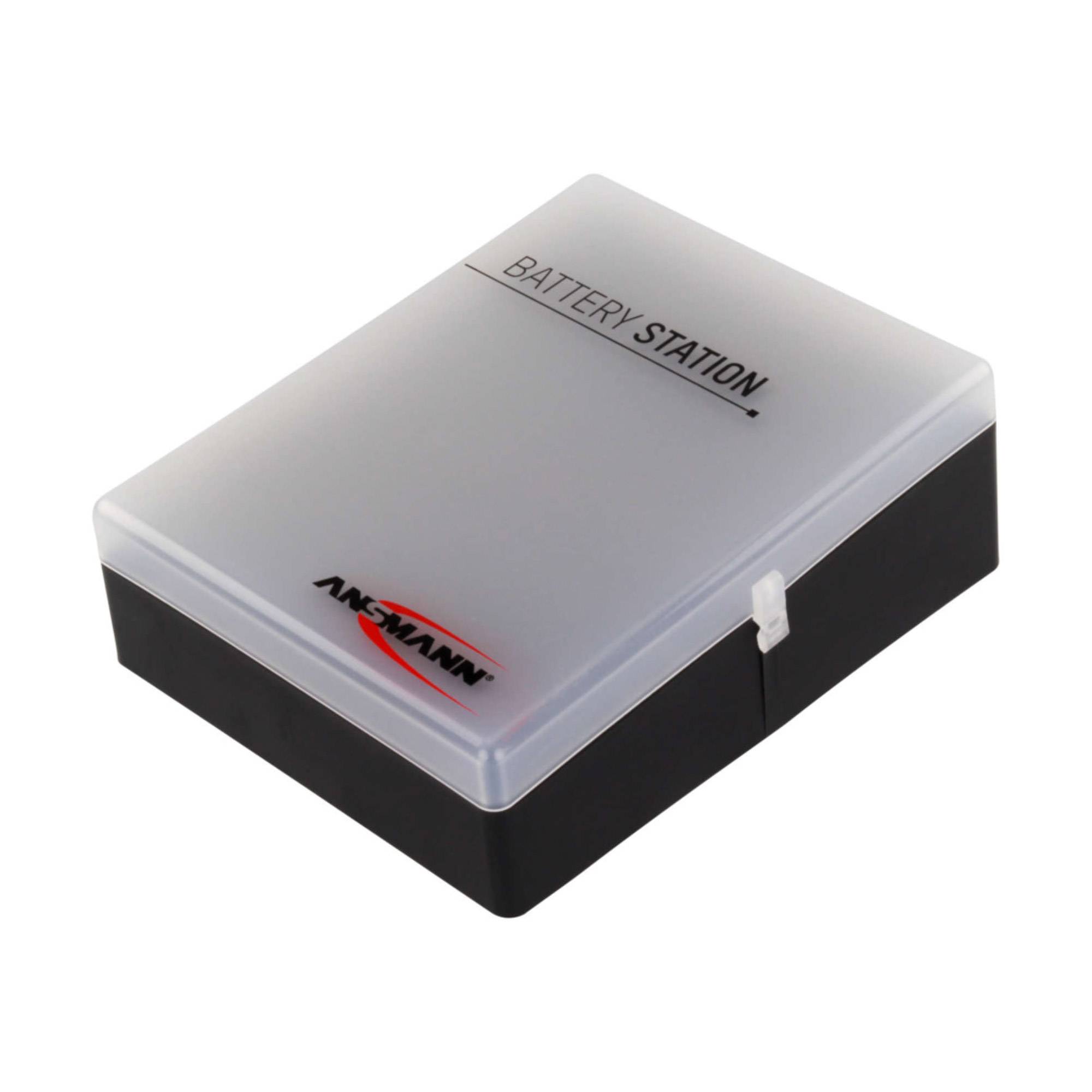 Ansmann Batterijbox 48 Batteriebox 48x Micro (AAA), Mignon (AA), 9V Block (L x B x H) 17.3 x 13.8 x 6.3mm