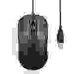 Perixx PERIMICE-209, Kabelgebundene Maus, USB-Kabel, schwarz