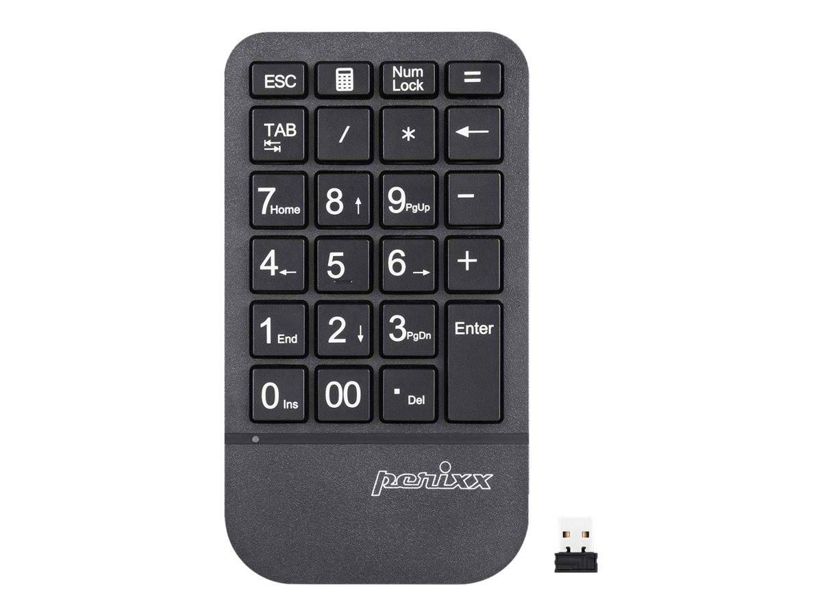 Perixx PERIPAD-705 - Tastenfeld - kabellos - 2.4 GHz