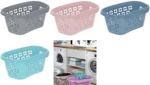 keeeper Wäschekorb ''anton'', Breite: 575 mm, nordic-grey ergonomische Form, Fassungsvermögen: 30,5 Liter, Material: