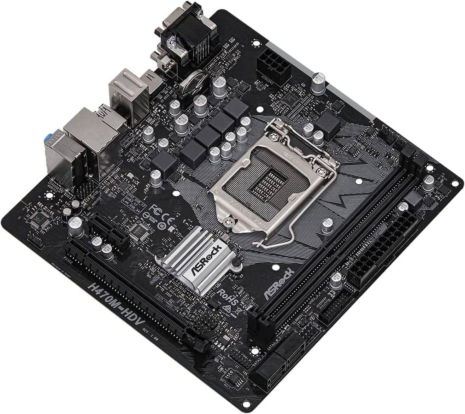 ASRock MB Intel 1200 H470M-HDV 90-MXBG50-A0UAYZ