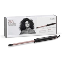 BaByliss 10mm Curling Wand Lockenstab mit Quartz-Keramik Beschichtung für Enge Afro-Locken, rosa Schwarz, C449E BaByliss 10mm Curling Wand Lockenstab mit Quartz-Keramik Beschichtung für Enge Afro-Locken, rosa Schwarz, C449E