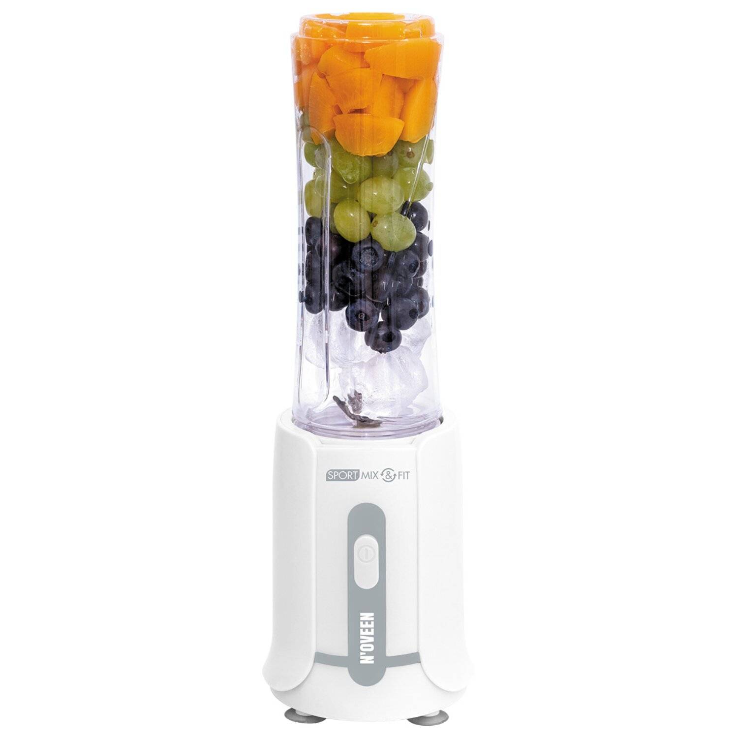Noveen 300W Sport Mix & Fit Blender | 600ml, Grau