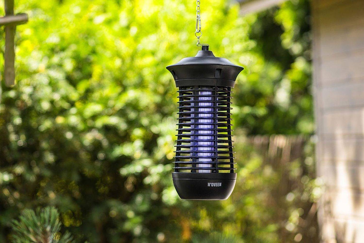 NOVEEN IKN18 IPX4 Elektrischer Insektenvernichter für den Außenbereich - Tragbare elektrische Fliegenfalle