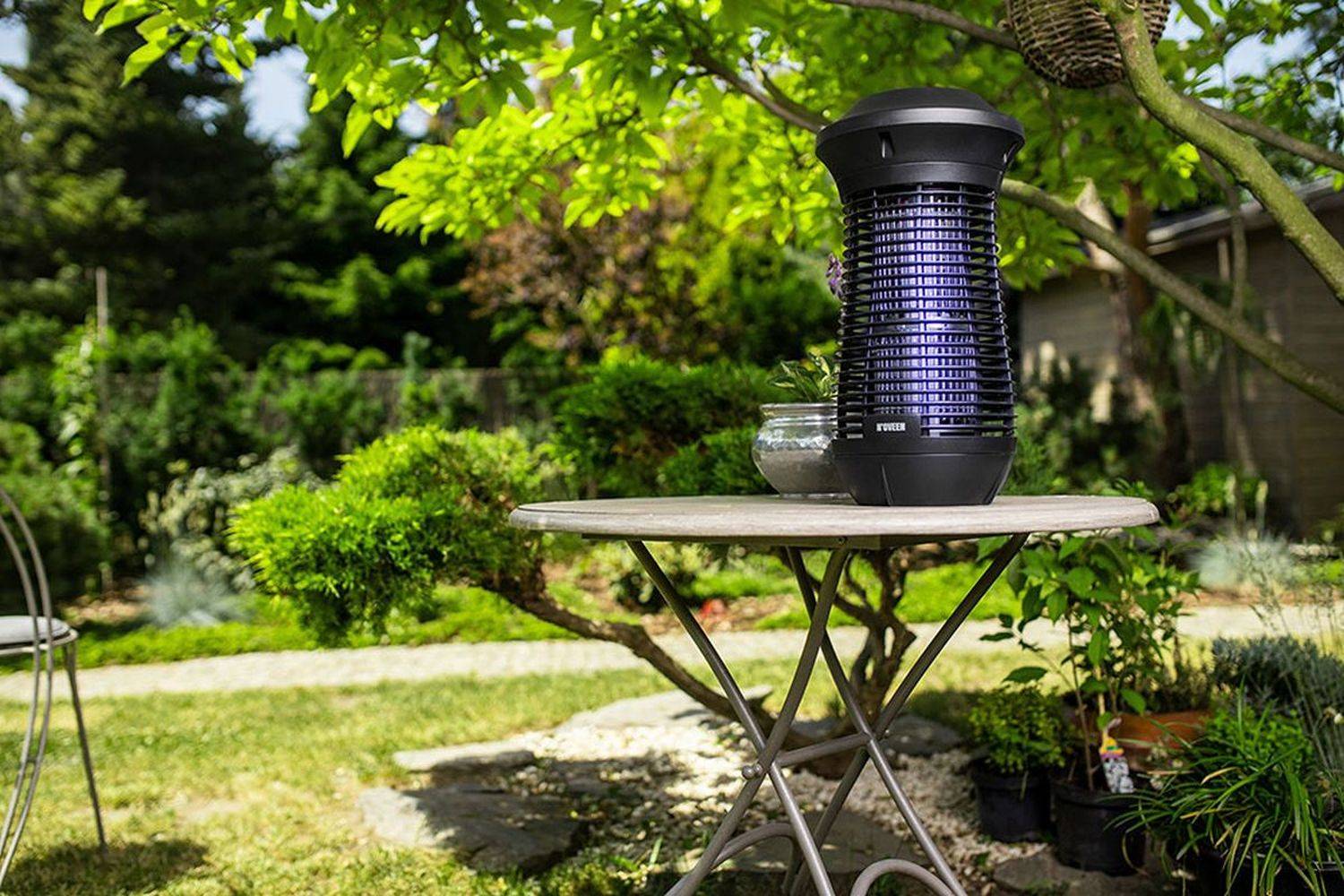 N'OVEEN Elektrische Moskito-Lampe Elektrische Insektenvernichtung Moskito-Killer Indoor Outdoor wasserdichte Klasse IPX4