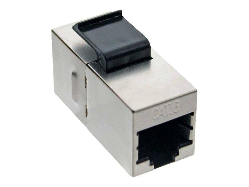 INLINE - Keystone RJ45 Buchse / Buchse Einsatz - SNAP-In - Cat.6 - STP - bulk