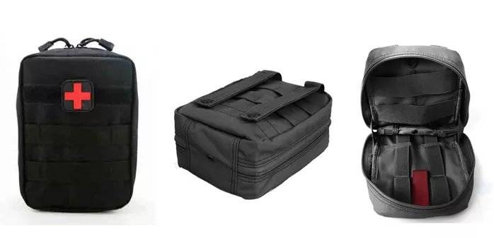 First Aid IFAK Molle Tasche Schwarz (Leer)