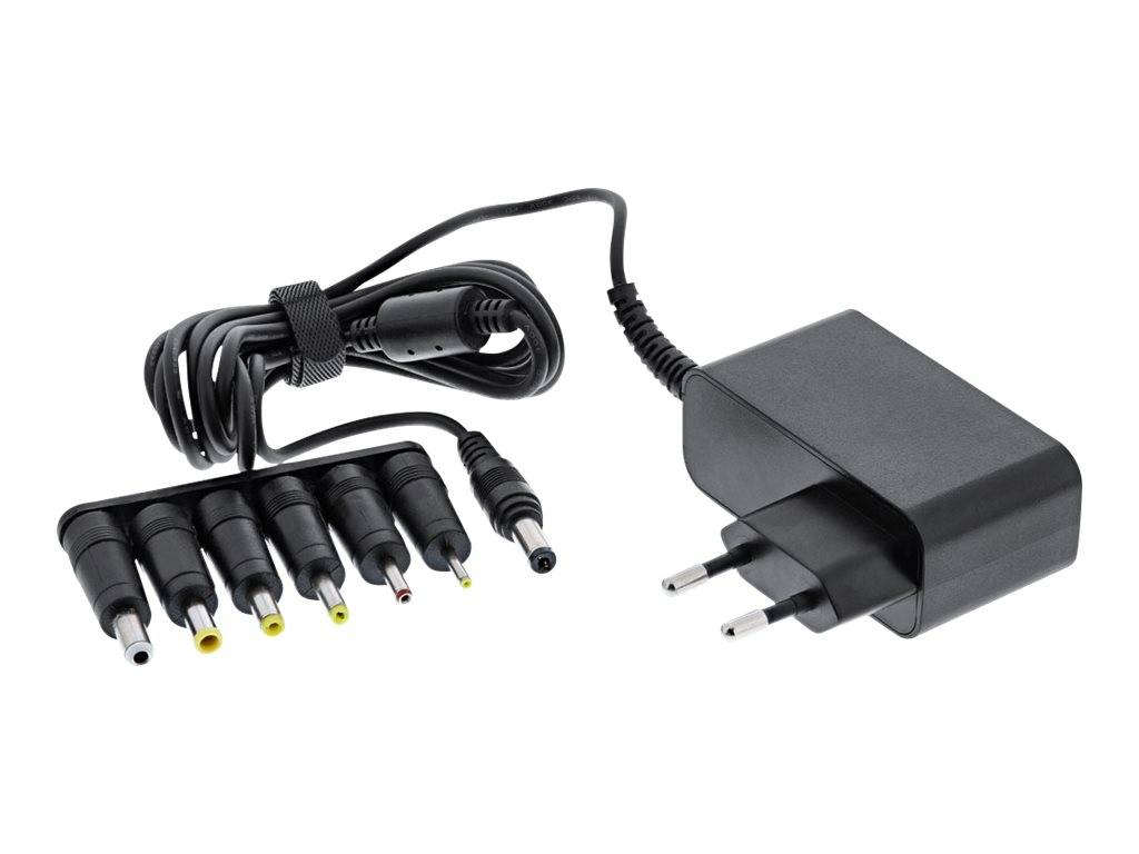 INLINE - Universal Steckernetzteil - 12V / 24W mit 6 Wechselsteckern