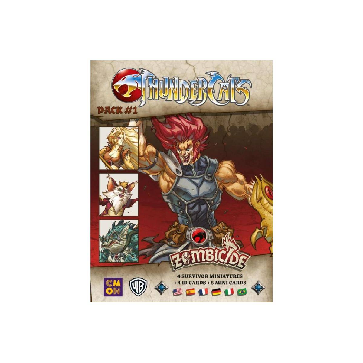 CMND1222 - Zombicide - Thundercats Pack 1, Brettspiel, für 1-6 Spieler, ab 14 Jahr (Erweiterung)