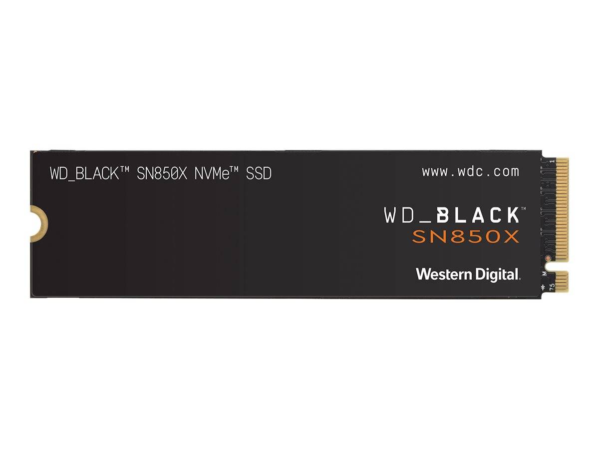 WD_BLACK SN850X NVMe SSD WDS400T2X0E - SSD - 4 TB - intern - M.2 2280 - PCIe 4.0 x4 (NVMe)