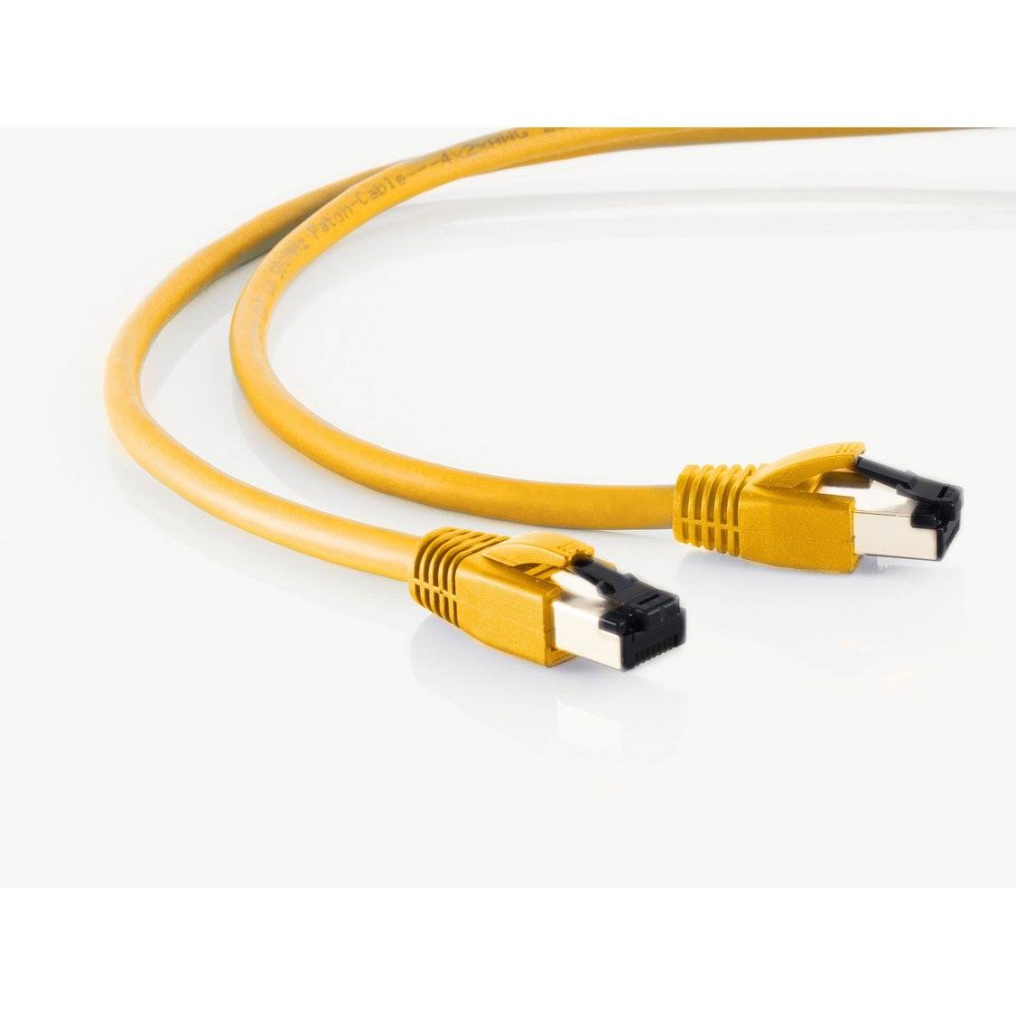 Patchkabel cat 8.1 F/FTP PIMF LSZH gelb 0,5m