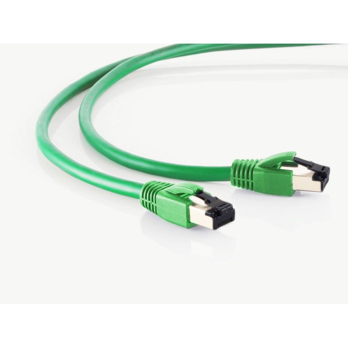 Patchkabel cat 8.1 F/FTP PIMF LSZH grün 1,0m