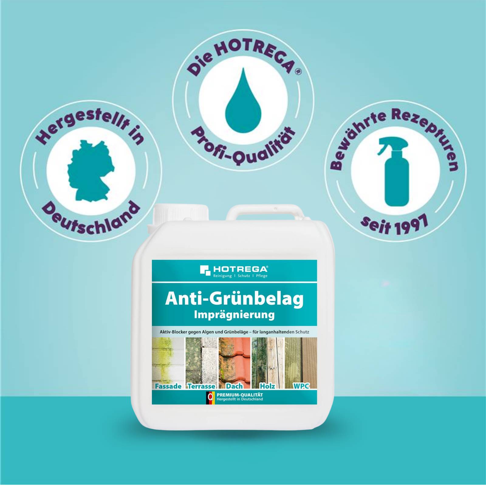 HOTREGA Anti Grünbelag Imprägnierung 2 L