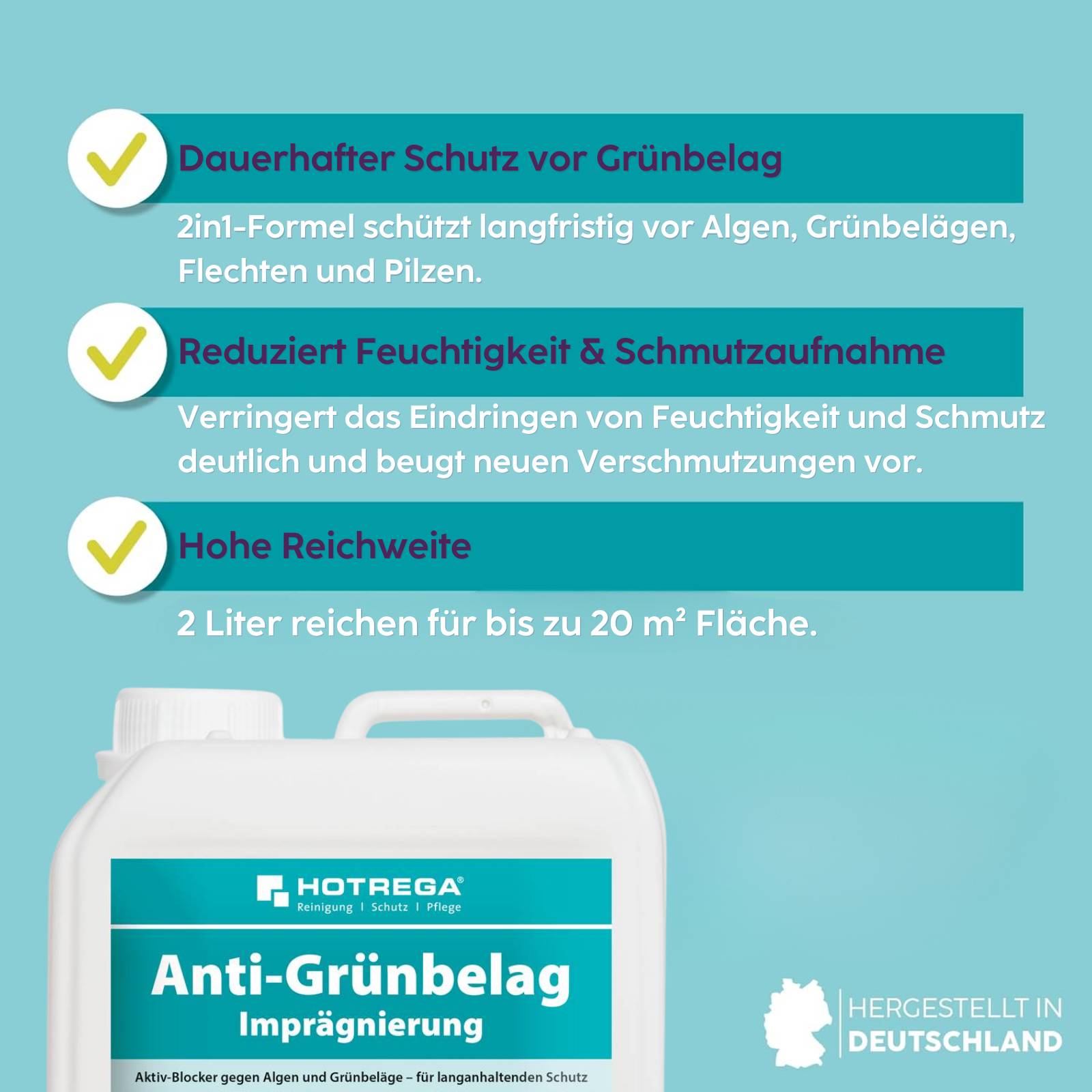 HOTREGA Anti Grünbelag Imprägnierung 2 L