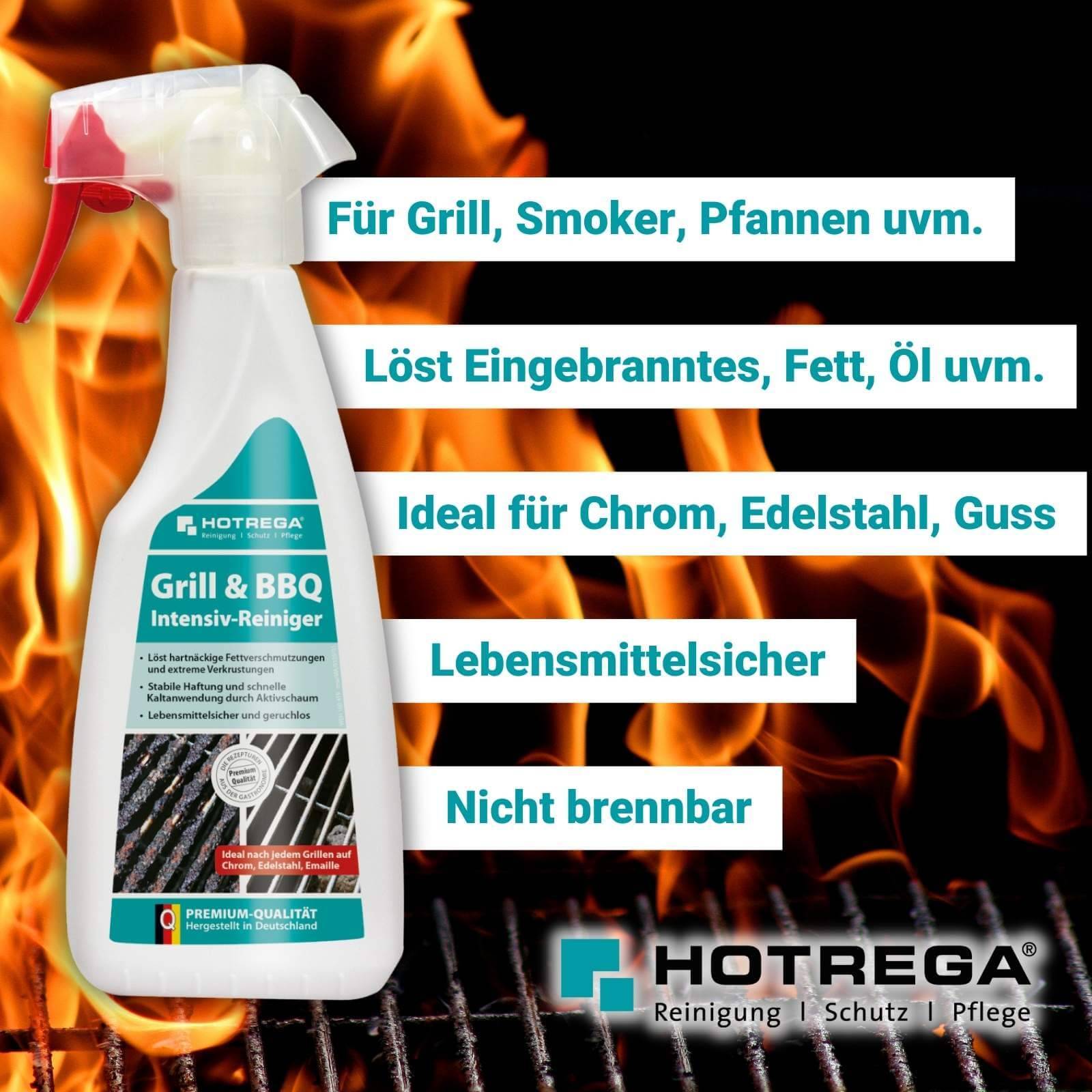 HOTREGA Grill- und BBQ-Intensiv-Reiniger 500 ml