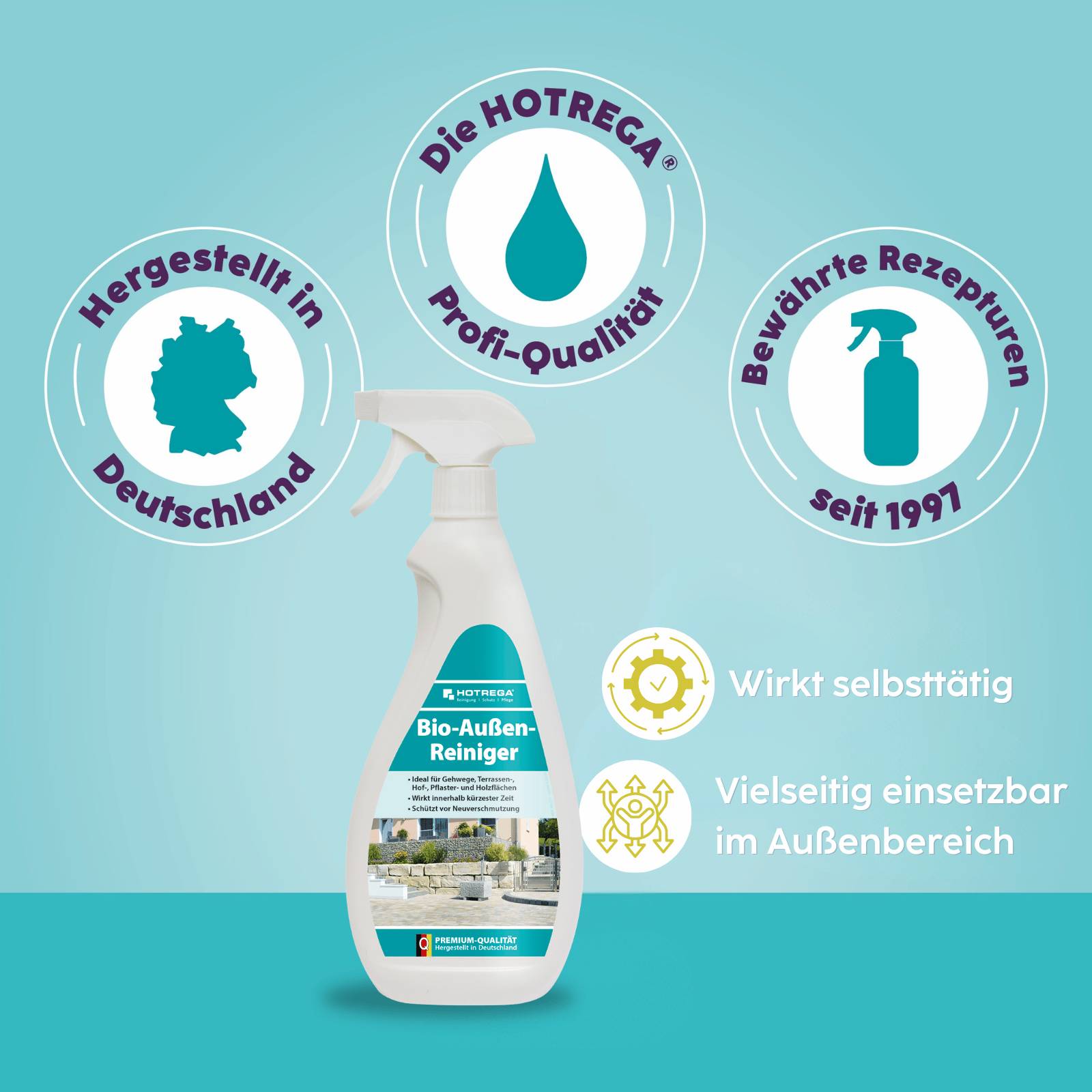 HOTREGA Bio Außenreiniger 750 ml