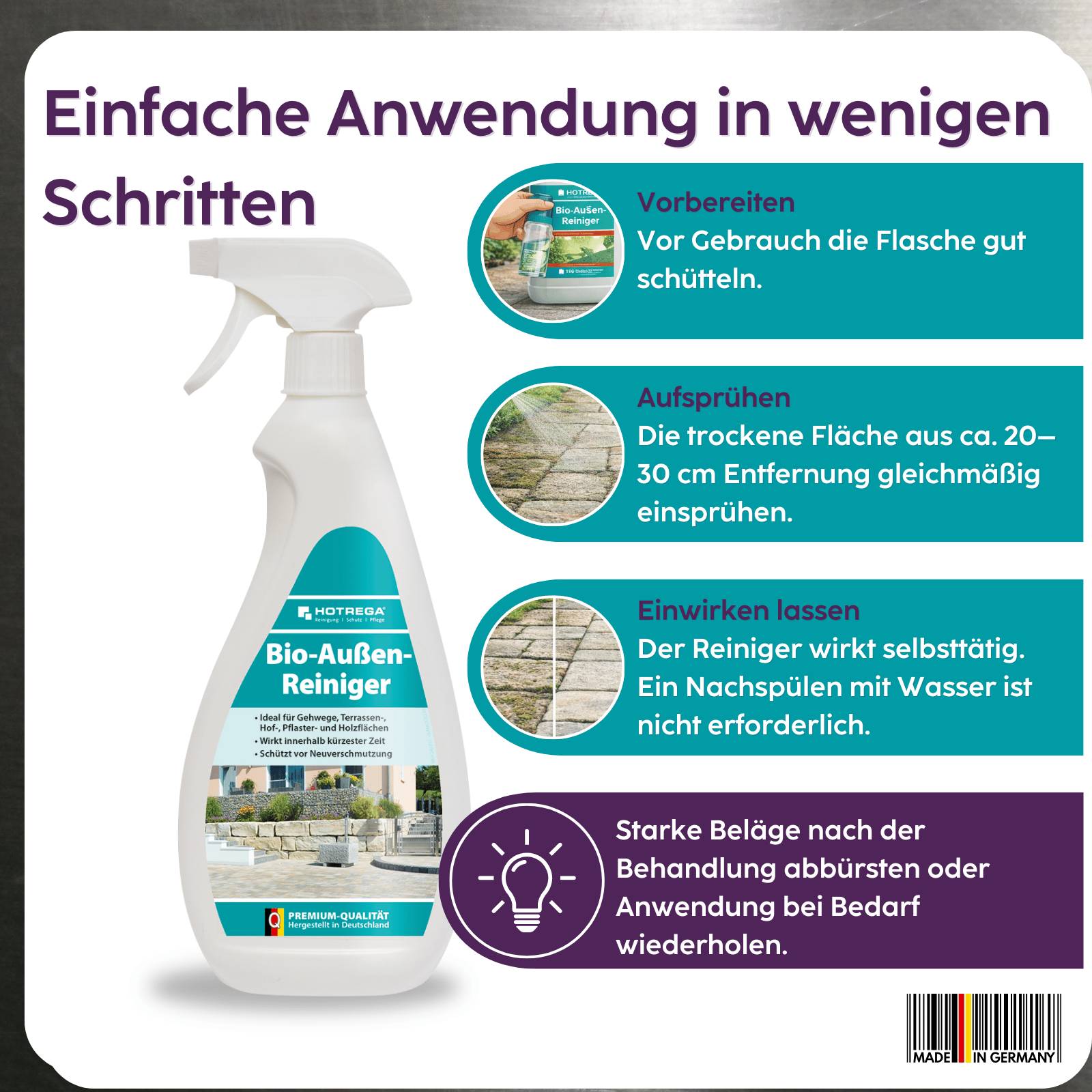 HOTREGA Bio Außenreiniger 750 ml