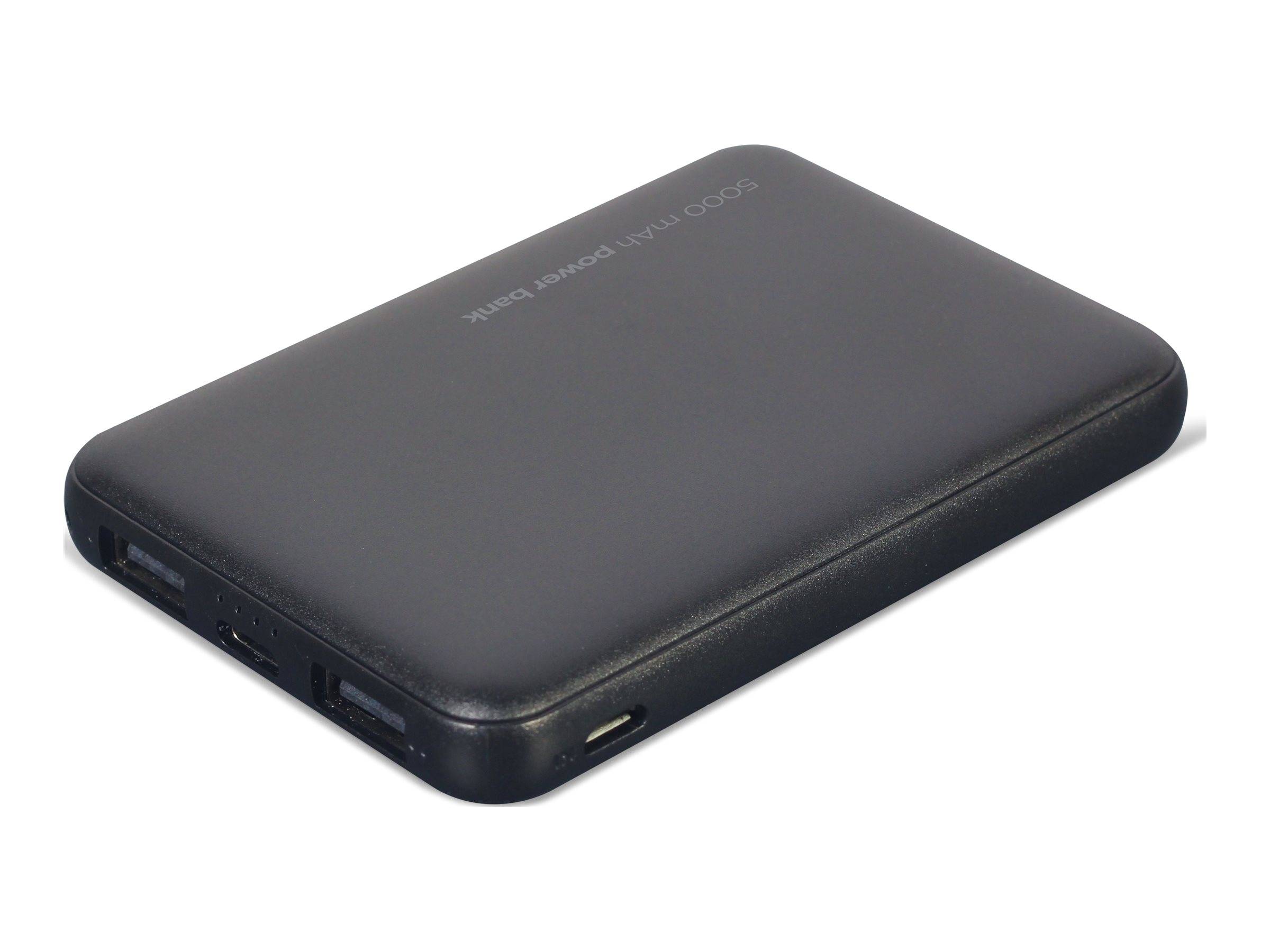 Gembird PB05-02 - Powerbank - 5000 mAh - 10 Watt - 2 A - 2 Ausgabeanschlussstellen (USB)