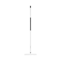 Fiskars 1019608, Rechen, Schwarz, Silber, Aluminium, Aluminium, Kunststoff, Schwarz, Silber, 360 mm