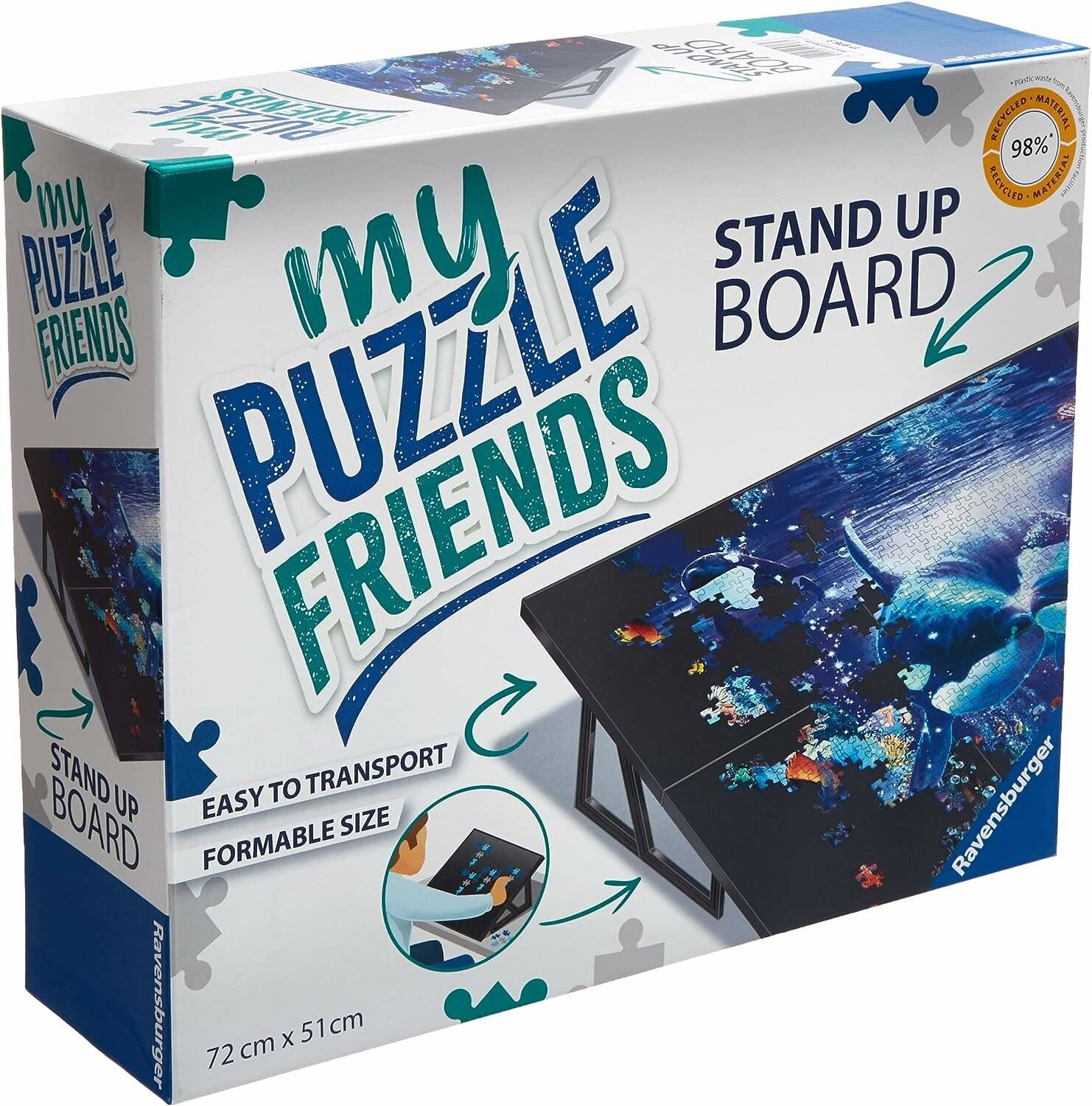 RAVENSBURGER Puzzle Stand Up Board - klappbare Puzzlematte