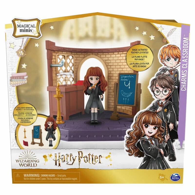 Wizarding World Harry Potter - Hogwarts Zauberkunst Klassenzimmer Spielset (mit exklusiver Hermine Granger Sammelfigur)