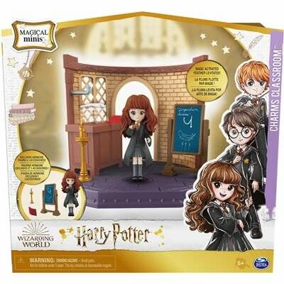 Wizarding World Harry Potter - Hogwarts Zauberkunst Klassenzimmer Spielset (mit exklusiver Hermine Granger Sammelfigur)