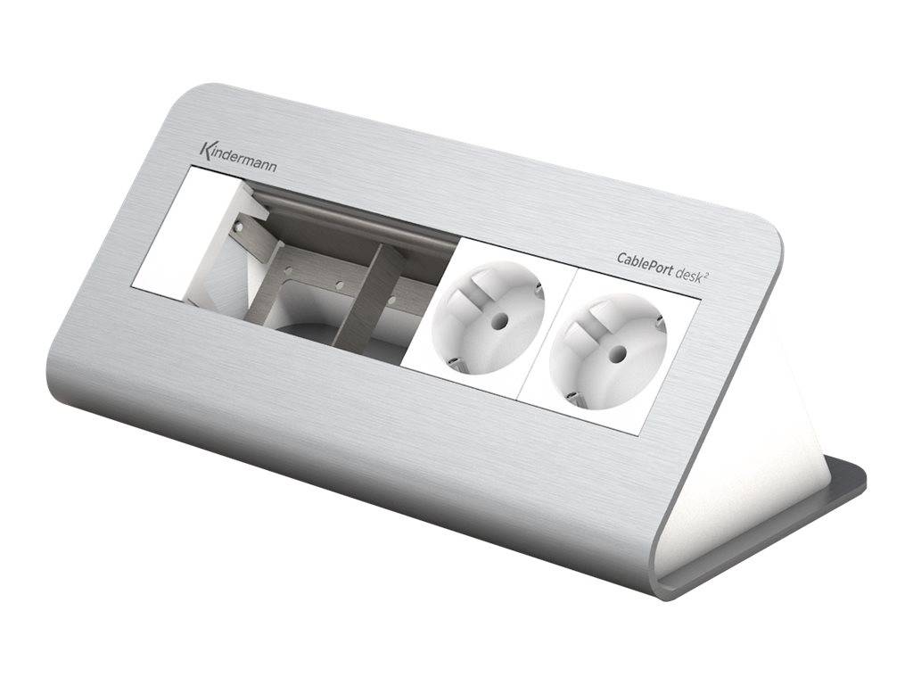 Kindermann CablePort desk² 80 4-fold - Steckdosengehäuse