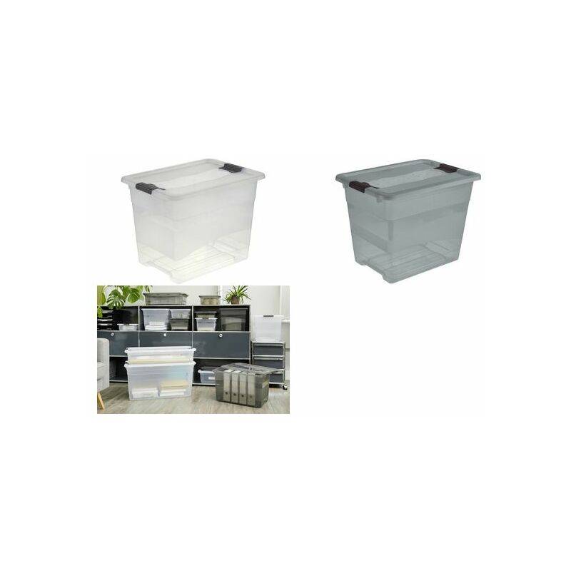 keeeper Aufbewahrungsbox "cornelia", 24 Liter, crystal-grey