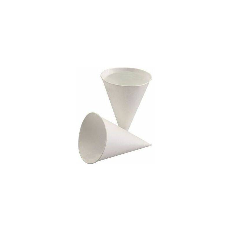 PAPSTAR Spitzbecher, aus Zuckerrohrpapier, weiß, 150 ml
