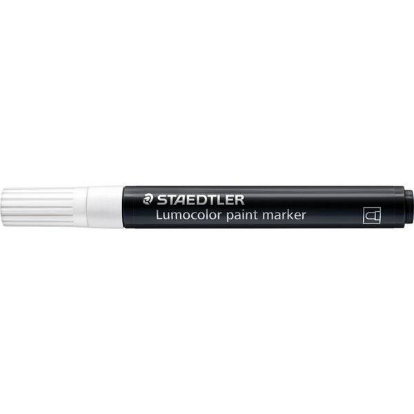 Acrylmarker Lumocolor weiß