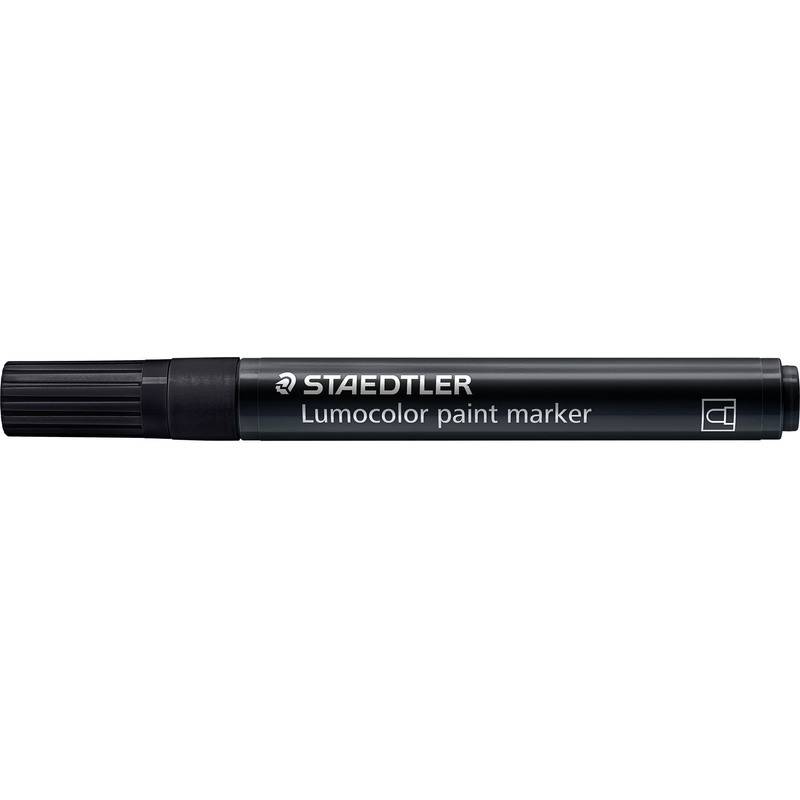 STAEDTLER Acrylmarker Lumocolor paint marker, schwarz