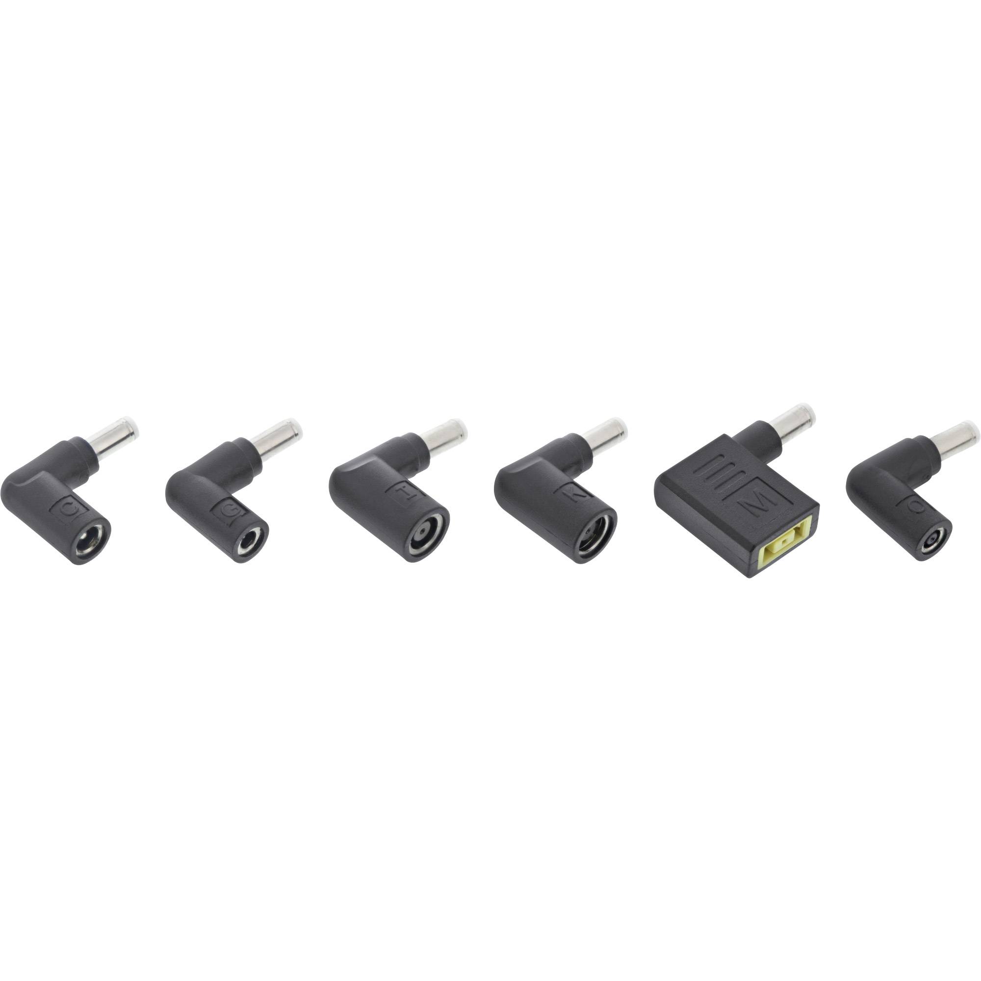 InLine Notebook Netzteil zu USB-C 7-in-1 Lade-Set - Schwarz