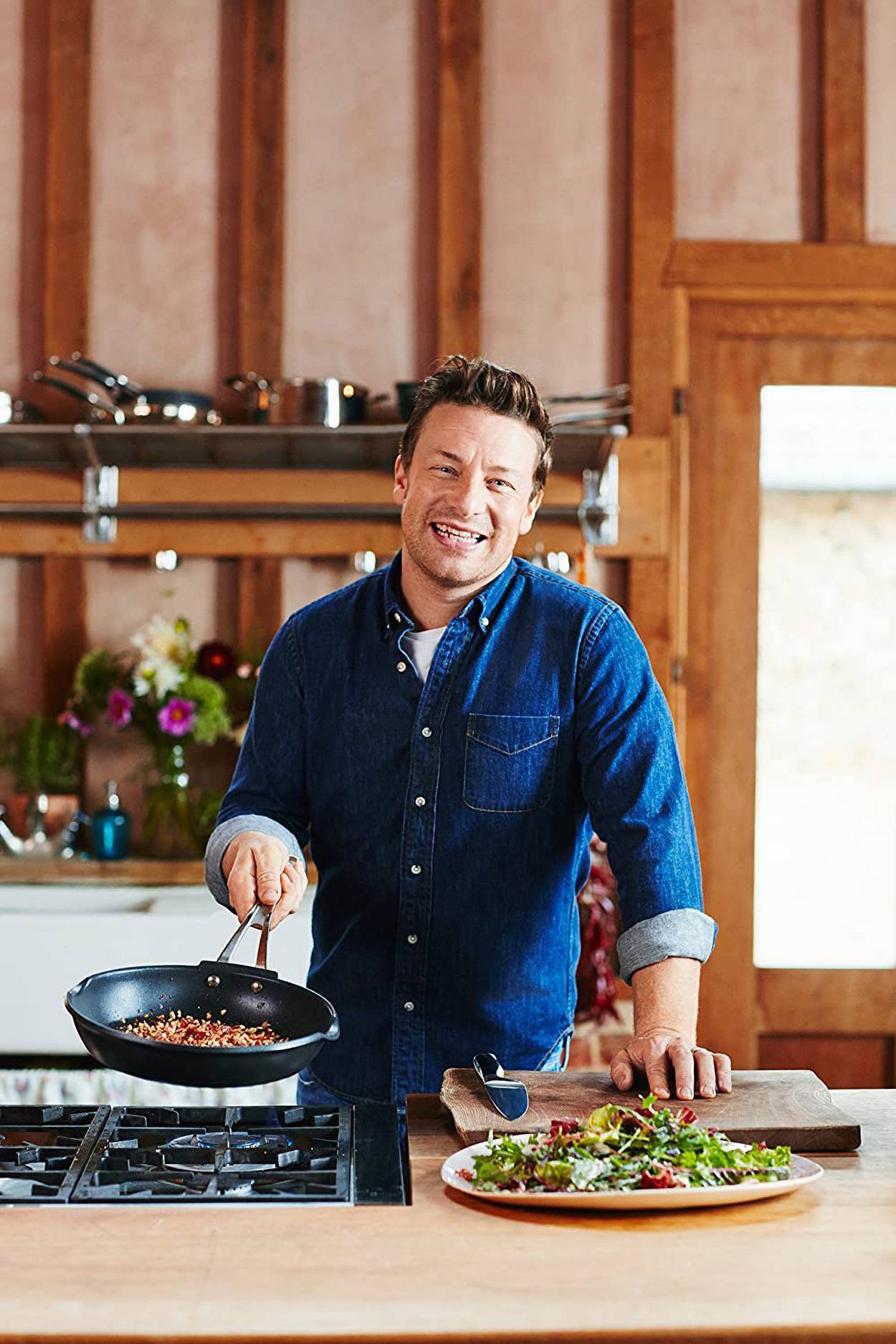 Tefal Jamie Oliver Guss Aluminium Bratpfanne 24cm