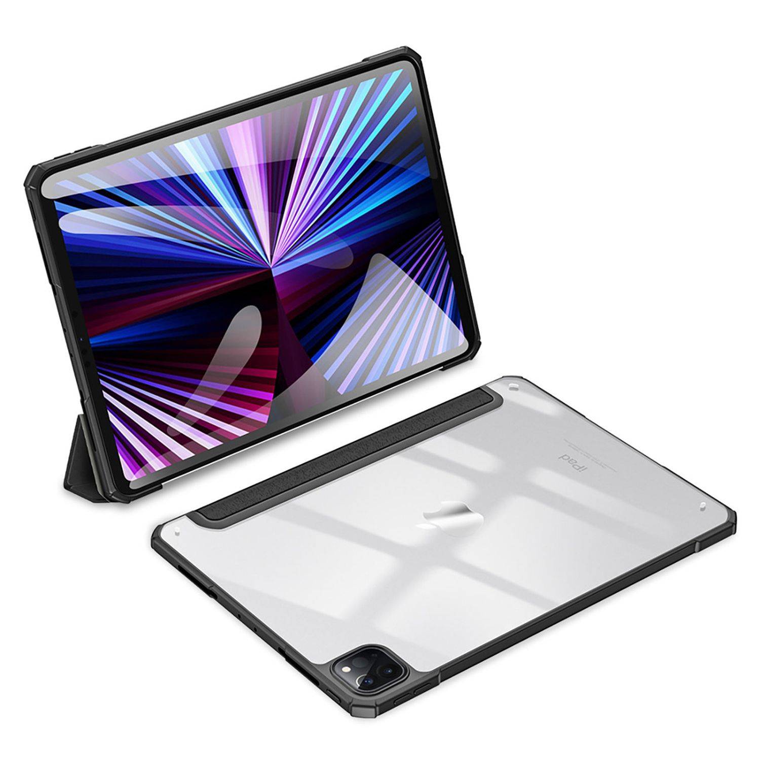 Dux Ducis Copa Hülle für iPad Pro 11 '' 2020 2018 2021 Tablet Hülle Schutz Cover Case Schwarz