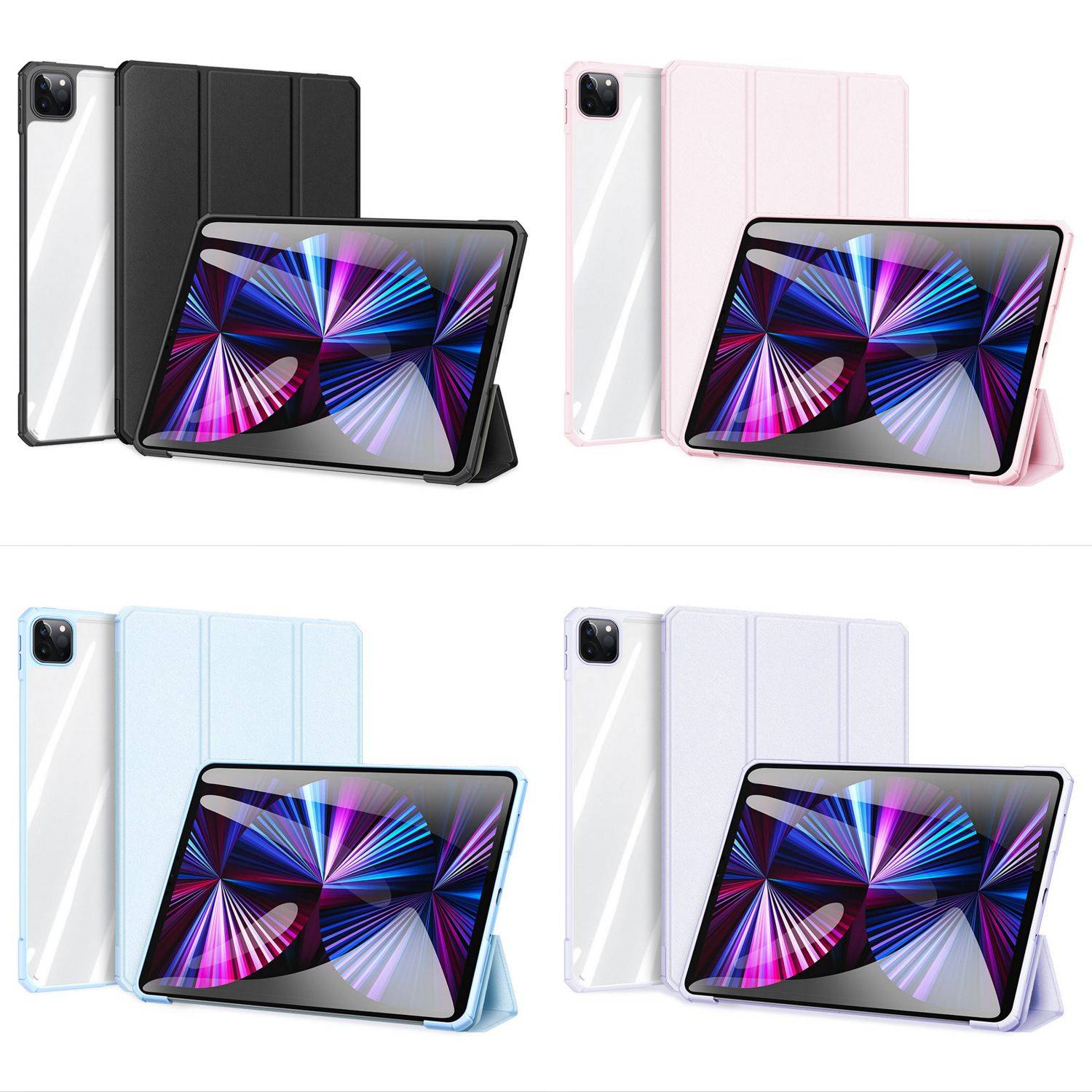 Dux Ducis Copa Hülle für iPad Pro 11 '' 2020 2018 2021 Tablet Hülle Schutz Cover Case Lila