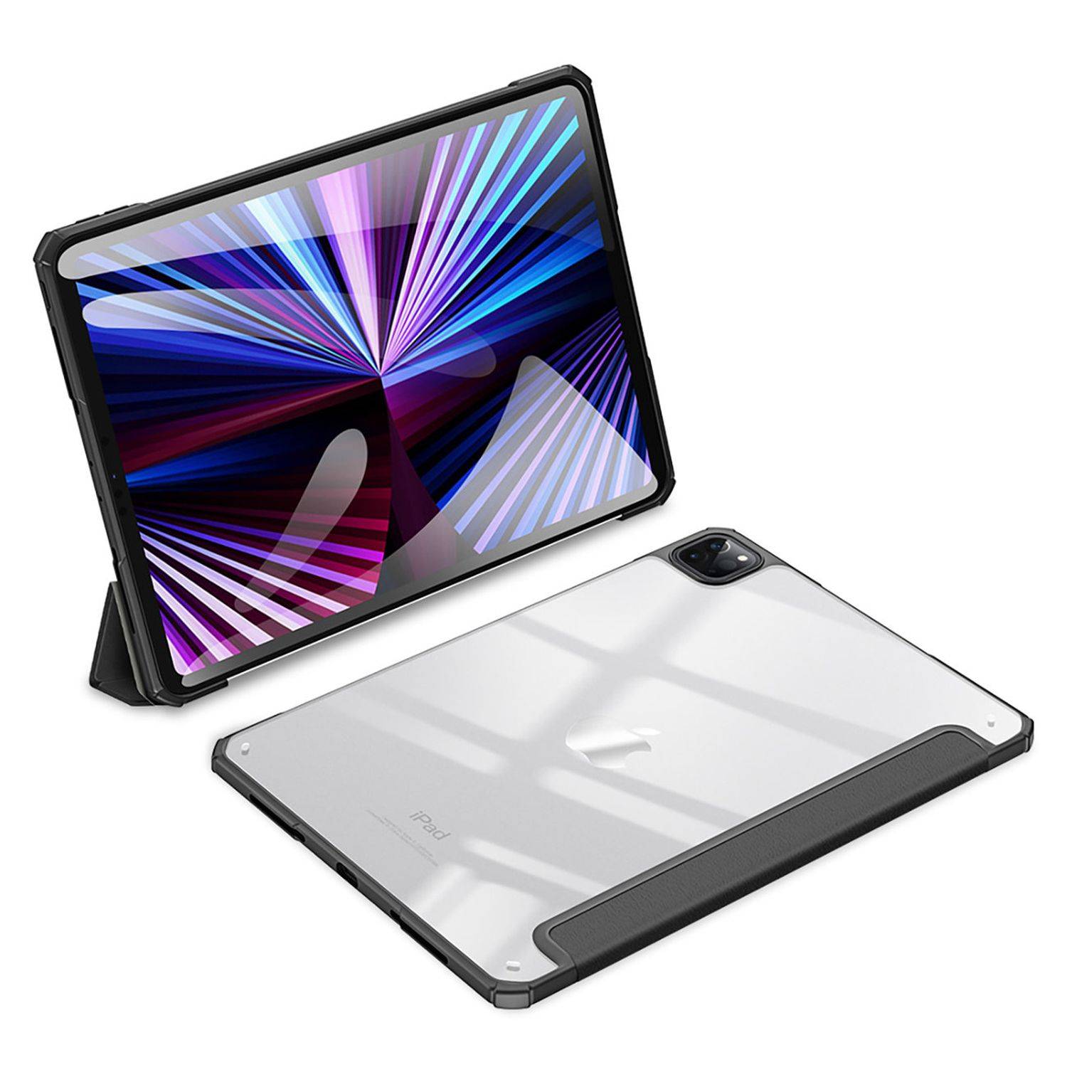 Dux Ducis Copa Hülle für iPad 10.2 2021/2020/2019 Tablet Hülle Schutz Cover Case Schwarz