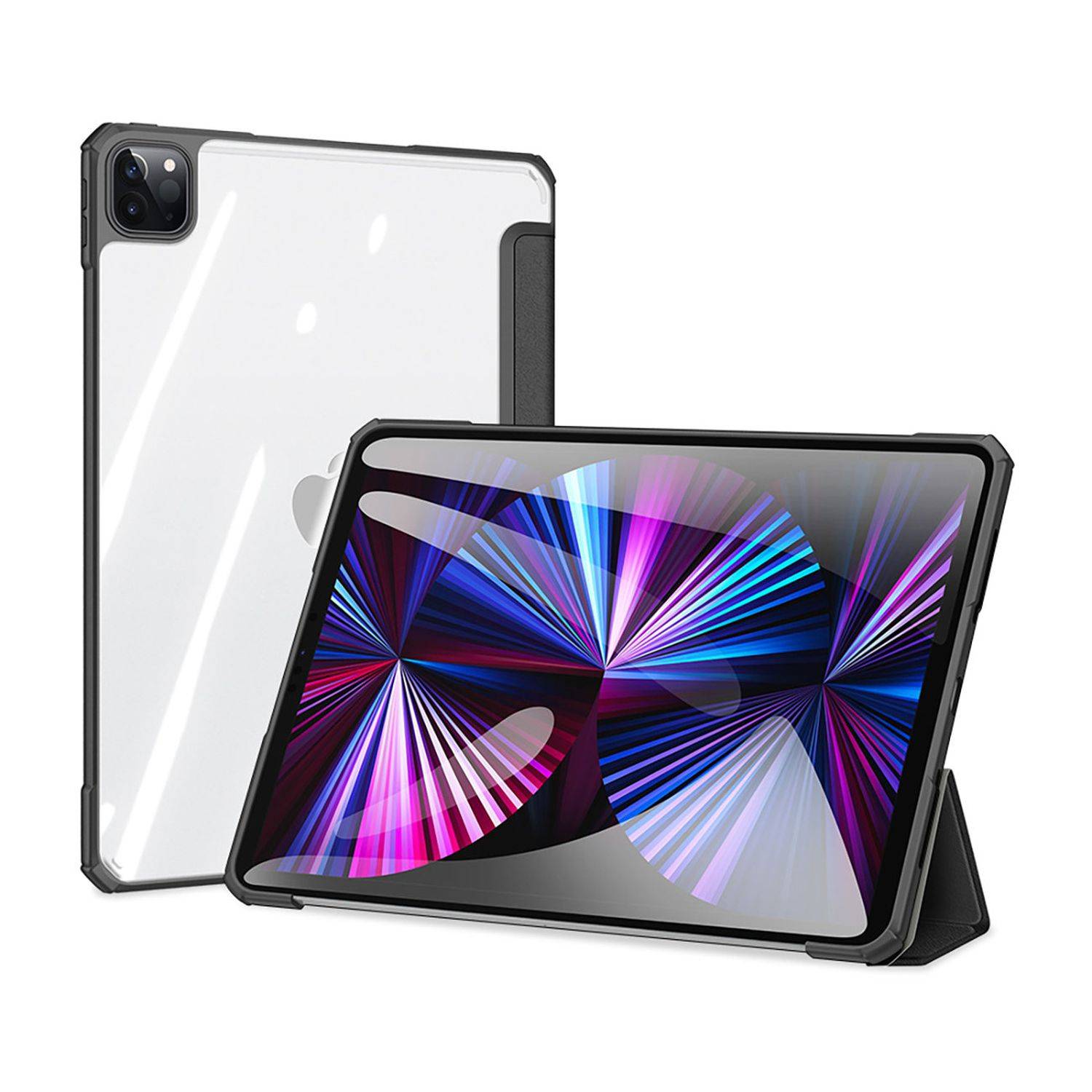 Dux Ducis Copa Hülle für iPad 10.2 2021/2020/2019 Tablet Hülle Schutz Cover Case Schwarz