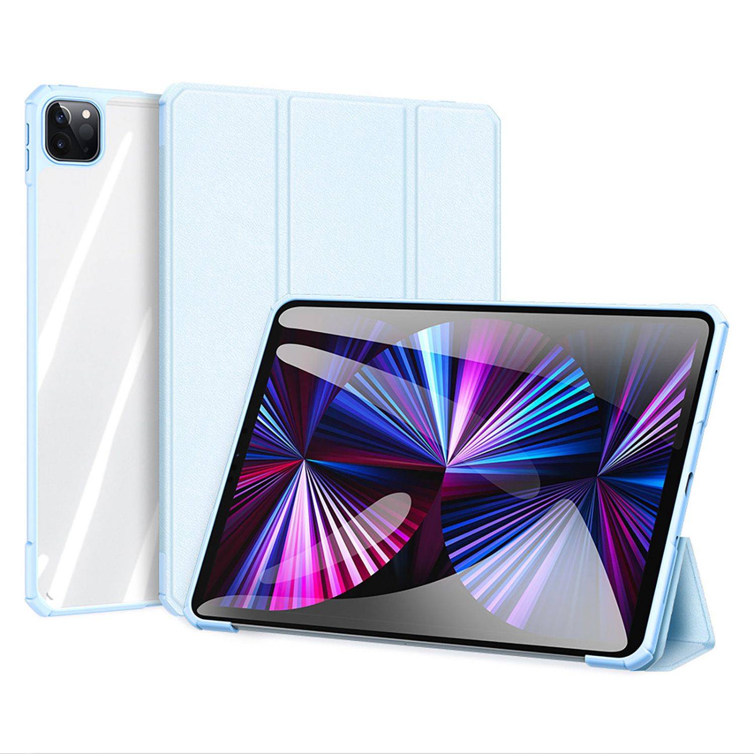 Dux Ducis Copa Hülle für iPad 10.2 2021/2020/2019 Tablet Hülle Schutz Cover Case Hellblau