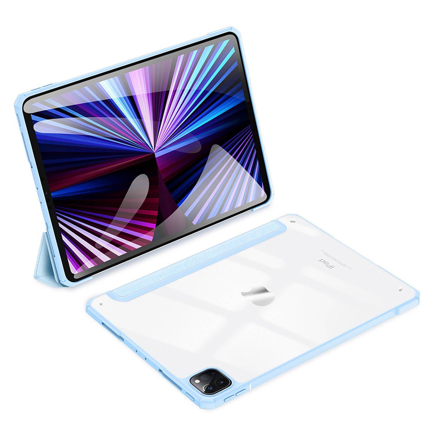 Dux Ducis Copa Hülle für iPad 10.2 2021/2020/2019 Tablet Hülle Schutz Cover Case Hellblau