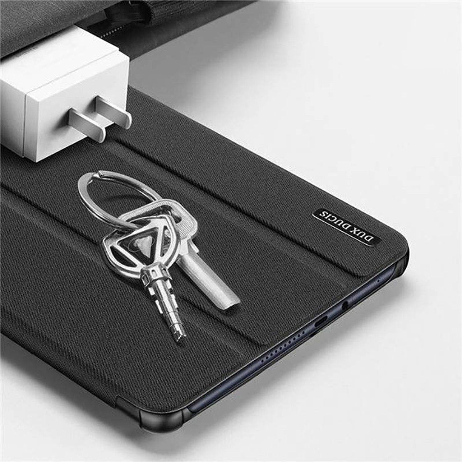 Dux Ducis Hartschale mit Smart Sleep und integrierter Standfunktion Schutz Tasche für HUAWEI MATEPAD 11" 2021 Schwarz
