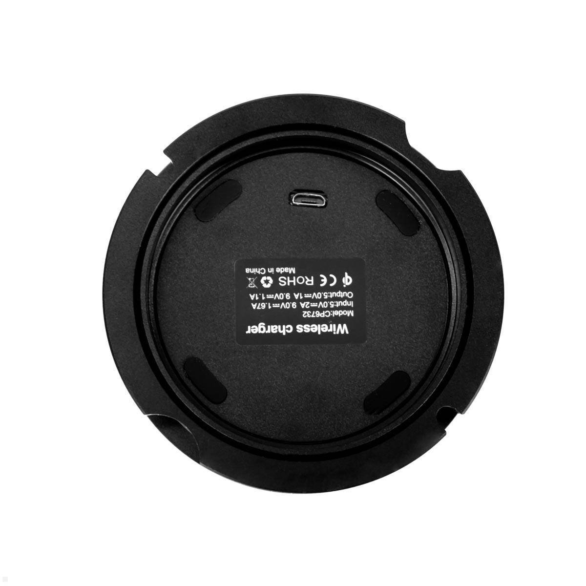 TecLines TQL001B Qi Wireless Charger 15W für Möbel, Schreibtisch