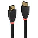 Lindy - HDMI-Kabel - HDMI männlich zu HDMI männlich - 7.5 m - abgeschirmt - Schwarz - rund, aktiv, unterstützt 4K 60 Hz