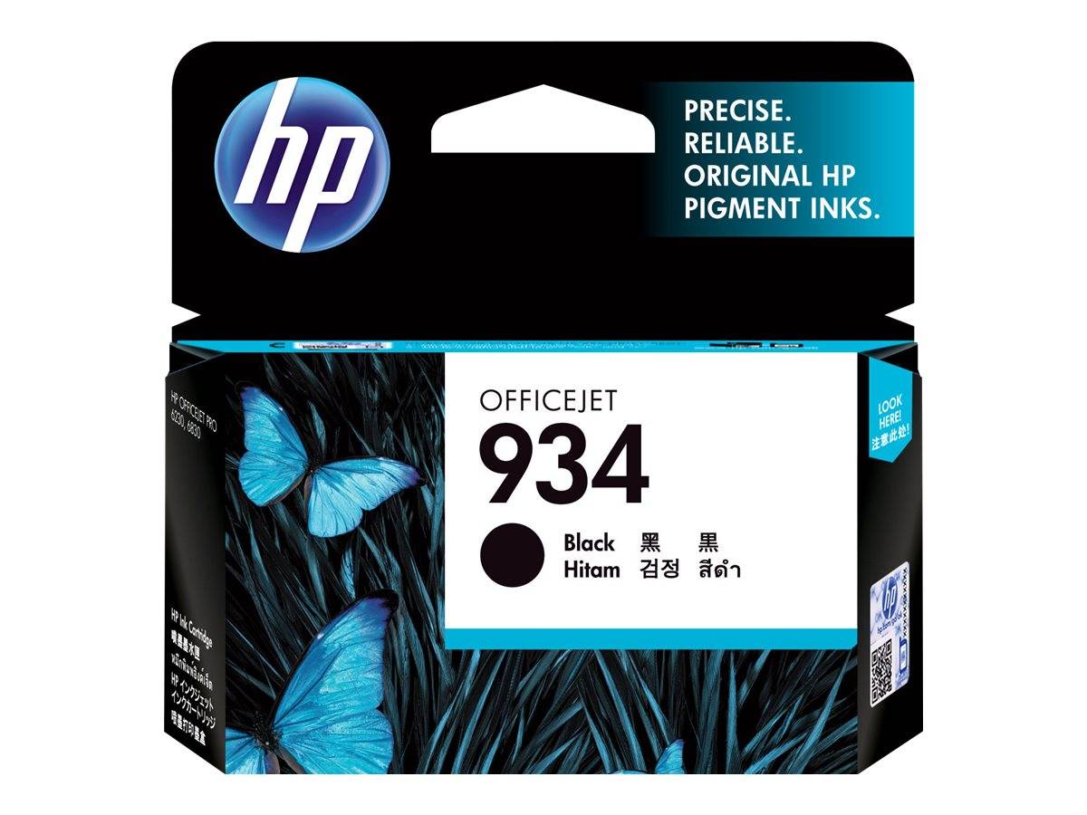HP 934 - Schwarz - original - Tintenpatronefür Officejet 6812 - 6815 - 6820;
