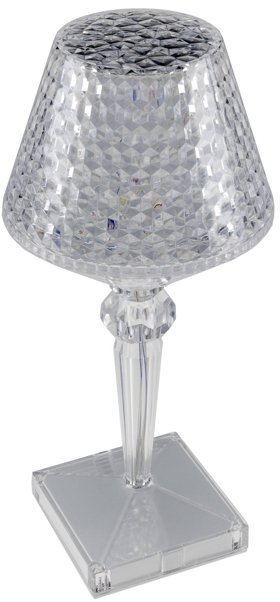 LED Akku-Tischleuchte "Foco Guapa" Li-Akku, Weiß & Warmweiß, ØxH 11x26cm