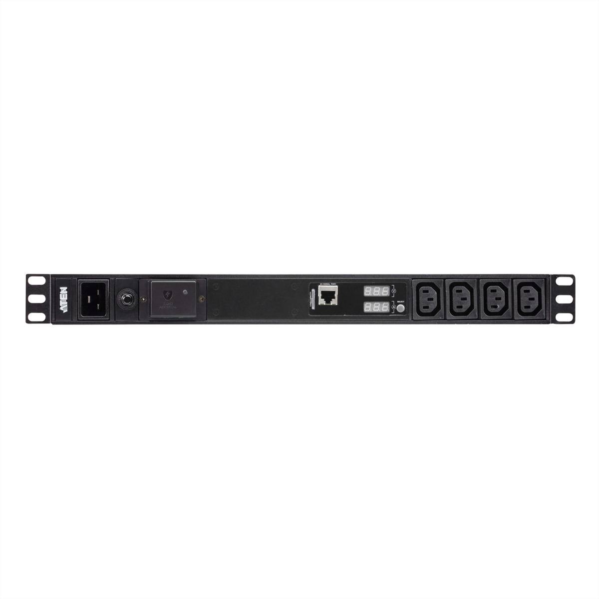 ATEN PE1218SG 1U Basis PDU mit Messfunktion und Überspannungsschutz